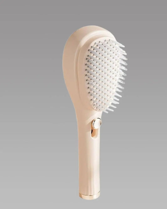 ForevaClean™ Pro - Self-Cleaning Hairbrush with Built-In Scalp Massager Glamify Finds